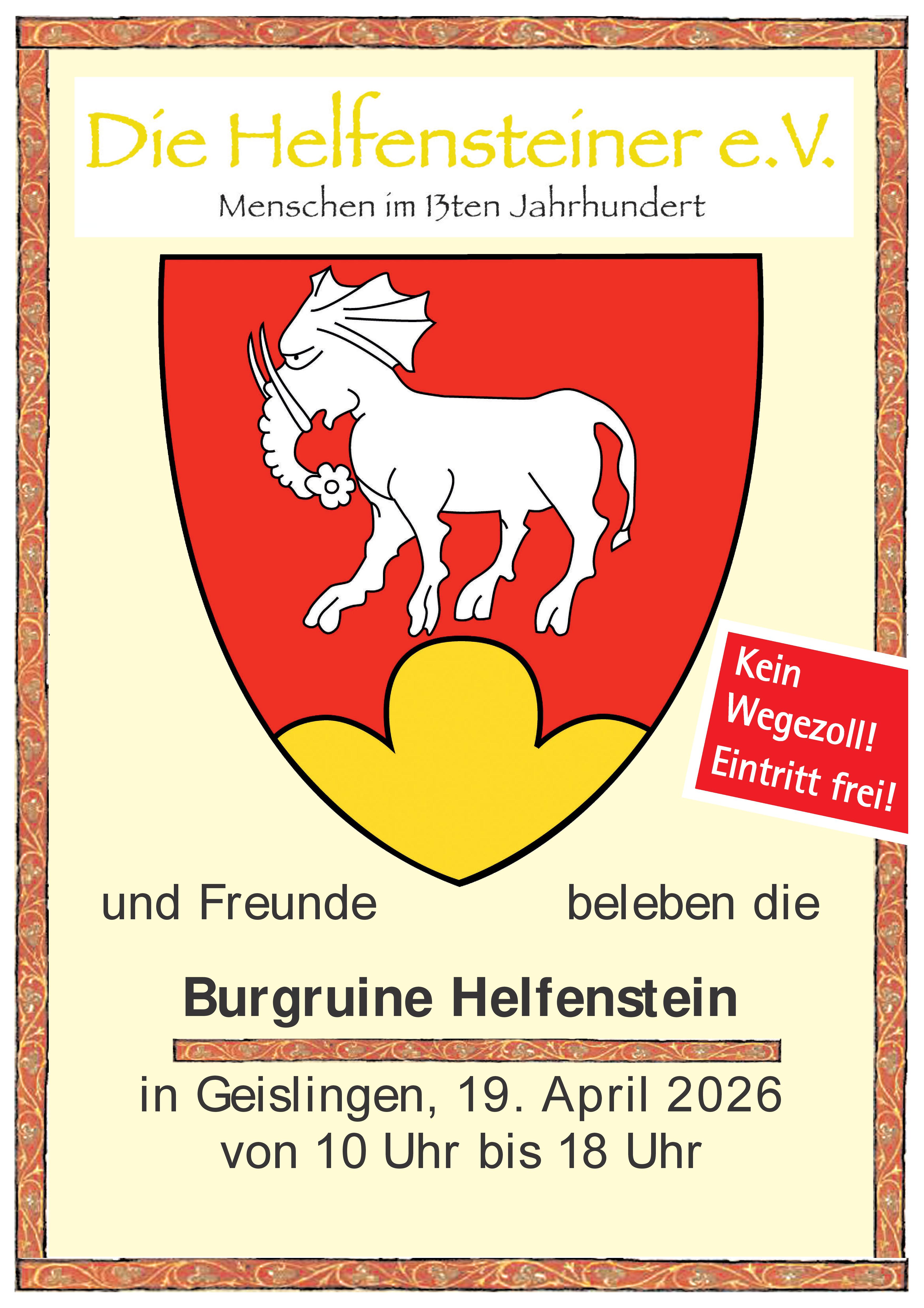 burgbelebung plakat 2026